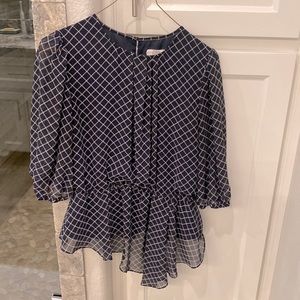 EUC dress blouse by ML Monique Lhuillier